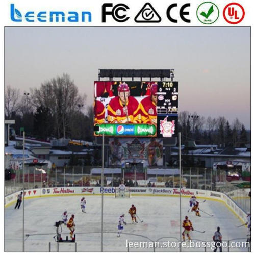 rgb display matrix Leeman P10 SMD advertising indoor led display sign